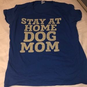 Stay @ home dog mom shirt